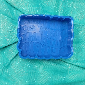 Bad Vibes Don't Go With My Outfit - Silicone Freshie Mold - Silicone Mold - Freshie Mold - Resin Mold - Wax Mold -Soap Mold -Aroma Bead Mold