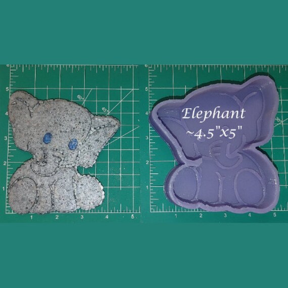 Elephant Silicone Mold for Car Freshies, Car Freshies Molds, Molds for  Aroma Beads, Cute Animal Silicone Molds 