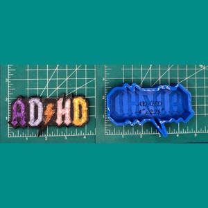 ADHD silicone Freshie Mold