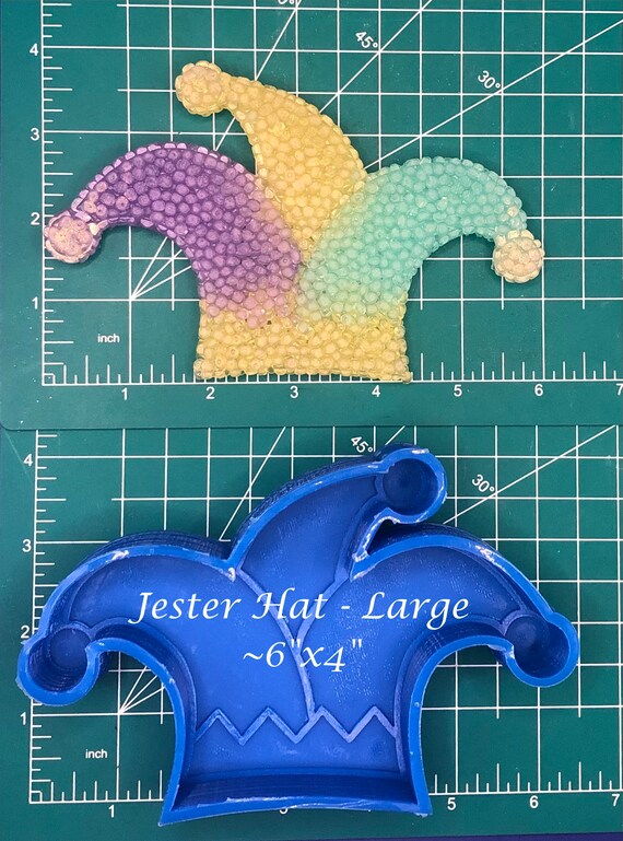 Jester Hat Small Silicone Freshie Mold 