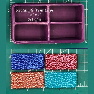 Rectangle Silicone Freshie Mold - Silicone Mold - Car Freshie Mold - Resin Mold - Candle Mold - Soap Mold - Aroma Bead Mold