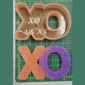 XO Silicone Freshie Mold - Silicone Mold - Car Freshie Mold - Resin Mold - Candle Mold - Soap Mold - Aroma Bead Mold