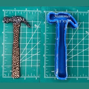 Hammer Silicone Freshie Mold - Silicone Mold - Freshie Mold - Resin Mold - Candle Mold - Soap Mold - Aroma Bead Mold