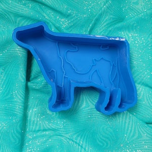 Dairy Cow with spots Silicone Freshie Mold - Silicone Mold - Car Freshie Mold - Resin Mold - Candle Mold - Soap Mold - Aroma Bead Mold