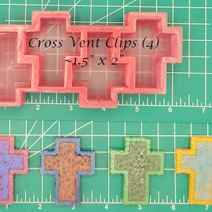 Cross Vent Clip Tray  Silicone Car Freshie Mold