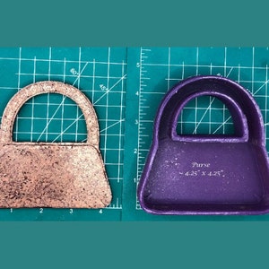 Purse Silicone Freshie Mold - Silicone Mold - Car Freshie Mold - Resin Mold - Candle Mold - Soap Mold - Aroma Bead Mold