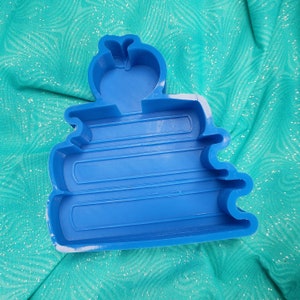 Stack of Books Silicone Freshie Mold - Silicone Mold - Freshie Mold - Resin Mold - Candle Mold - Soap Mold - Aroma Bead Mold