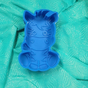 Baby Zebra Silicone Freshie Mold - Silicone Mold - Car Freshie Mold - Resin Mold - Candle Mold - Soap Mold - Aroma Bead Mold