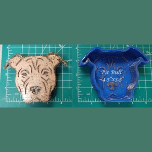 Pit Bull Silicone Freshie Mold - Silicone Mold - Freshie Mold - Resin Mold - Candle Mold - Soap Mold - Aroma Bead Mold