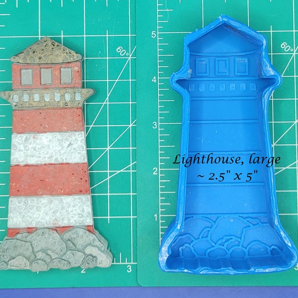 Lighthouse Silicone Freshie Mold - Silicone Mold - Freshie Mold - Resin Mold - Candle Mold - Soap Mold - Aroma Bead Mold