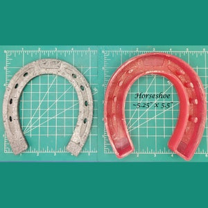 Horseshoe Silicone Freshie Mold - Silicone Mold - Freshie Mold - Resin Mold - Candle Mold - Soap Mold - Aroma Bead Mold