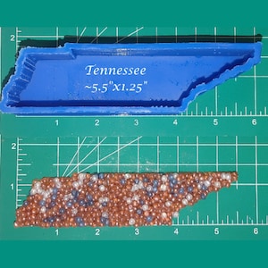 Tennessee Silicone Freshie Mold - Silicone Mold - Car Freshie Mold - Resin Mold - Candle Mold - Soap Mold - Aroma Bead Mold