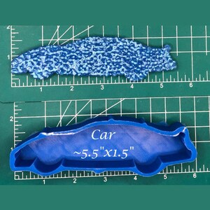 Car Silicone Freshie Mold - Silicone Mold - Car Freshie Mold - Resin Mold - Candle Mold - Soap Mold - Aroma Bead Mold