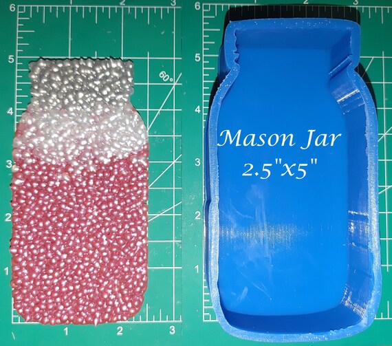 Mason Jar Silicone Mold for Aroma Beads and Freshies Etsy
