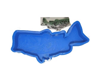 Bass, Detailed Silicone Freshie Mold