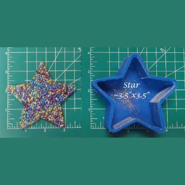 Star Silicone Freshie Mold - Silicone Mold - Freshie Mold - Resin Mold - Candle Mold - Soap Mold - Aroma Bead Mold