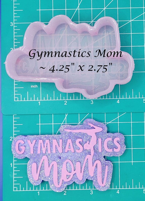 Gymnastics Mom Silicone Freshie Mold - Silicone Mold - Car Freshie