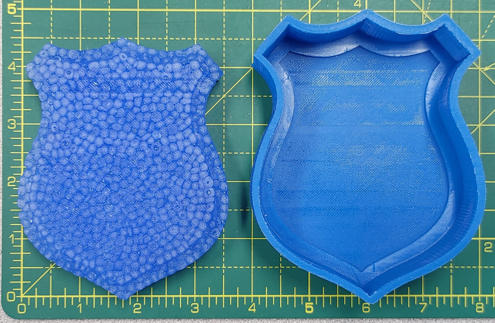 Badge Silicone Freshie Mold Etsy