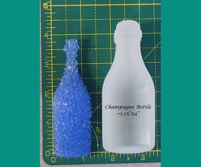 MOLD ACE of Spades Champagne Bottle Plastic Bath Bomb Mold 