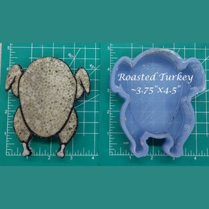 Roasted Turkey Silicone Freshie Mold - Silicone Mold - Freshie Mold - Resin Mold - Candle Mold - Soap Mold - Aroma Bead Mold