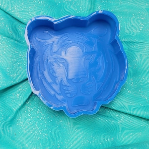 Tiger School Mascot Silicone Freshie Mold - Silicone Mold - Freshie Mold - Resin Mold - Candle Mold - Soap Mold - Aroma Bead Mold