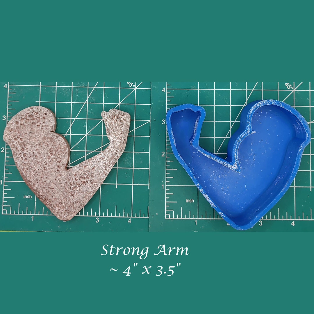 Strong Arm Silicone Freshie Mold - Silicone Mold - Car Freshie Mold ...