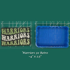 Warriors Warriors Warriors  - Silicone Freshie Mold - Silicone Mold - Freshie Mold - Resin Mold - Candle Mold - Soap Mold - Aroma Bead Mold