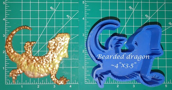 Bearded Dragon Silicone Freshie Mold - Silicone Mold - Car Freshie