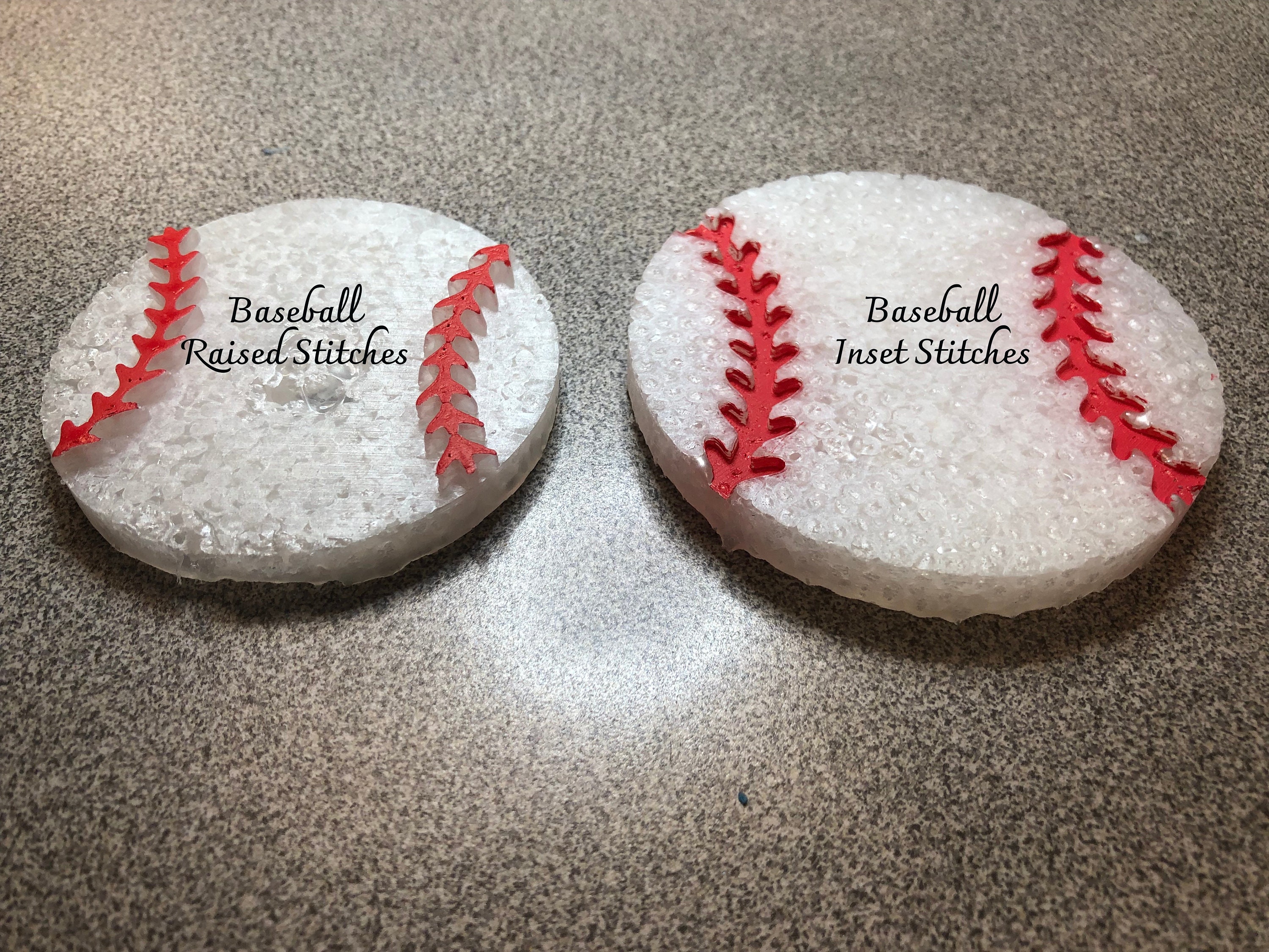 Stampo per Freshie con auto da baseball a forma di cuore