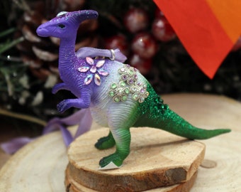 gender queer sufragettesaurus ornament