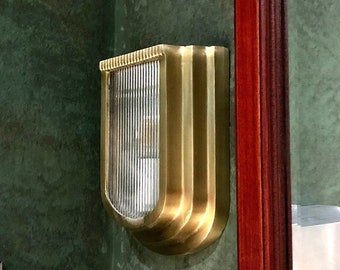 PARIS Art Deco Solid Brass Casting Wall Sconce - Light Fixture, Design Lighting, Cast Wall Lighting, Bedside Light, Vanity Lighting