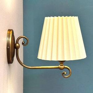 Aplique de pared tradicional de latón CORUCHE: luminaria, iluminación de pared, luz de pared, luz clásica, iluminación victoriana