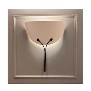 PALMORI Sculptural Wall Sconce - Art Wall Light, Living Room Lighting, Art Wall Lighting, Monumental Wall Sconce, Mid Century Lighting