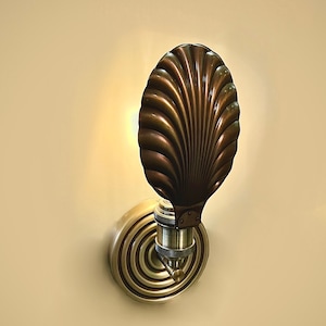 SCALP Wall Sconce - Light Fixture, Wall Lighting, Wall Light, Shell Sconce , Bedside Light, Art Deco Lighting, Design Lighting