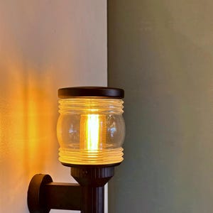 ETAMPES MARITIME GLASS Wall Sconce - Nautical Wall Light, Outdoor Light, Patio Light, IP64 Lighting, Maritime Sconce