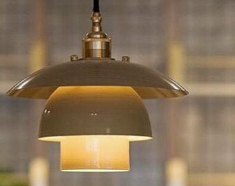 NORDIC Pendant Brass Lighting - entryway lighting, kitchen hall lighting, table pendant lighting