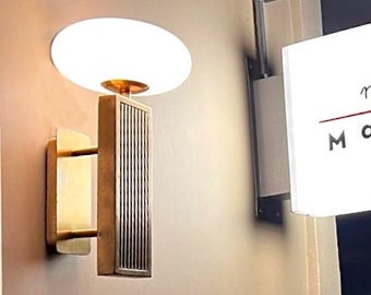 CAPRI Wall Sconce - Light Fixture, Wall Lighting, Wall Lamp, Wall Light , Bedside Light, Art Deco Lighting, Brass Lighting