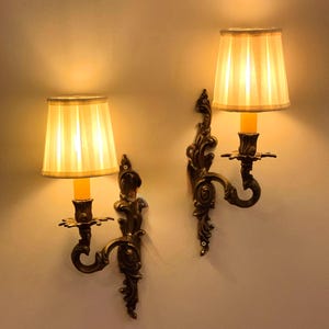 Aplique de pared tradicional de latón CHATELLE LEFT and RIGHT: accesorio de iluminación, iluminación de pared, iluminación clásica, iluminación victoriana