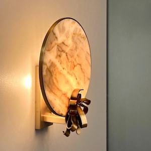 CALAIS Marble Sconce - Wall Light, Living Room Lighting, Hallway Wall Lighting, Marble Wall Sconce, Mid Century Modern Lighting