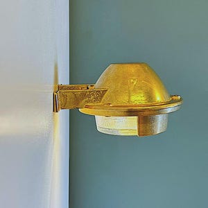 SUGAG Outdoor Brass Casting Wall Sconce - Wall Light , Outdoor Light, Patio Light, IP64 Lighting, Brass Casting Light, Bulkhead Light