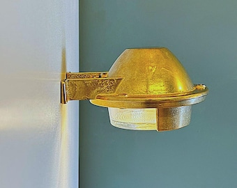 Aplique de pared exterior de latón SUGAG hecho a mano: luz de patio resistente a la intemperie IP64