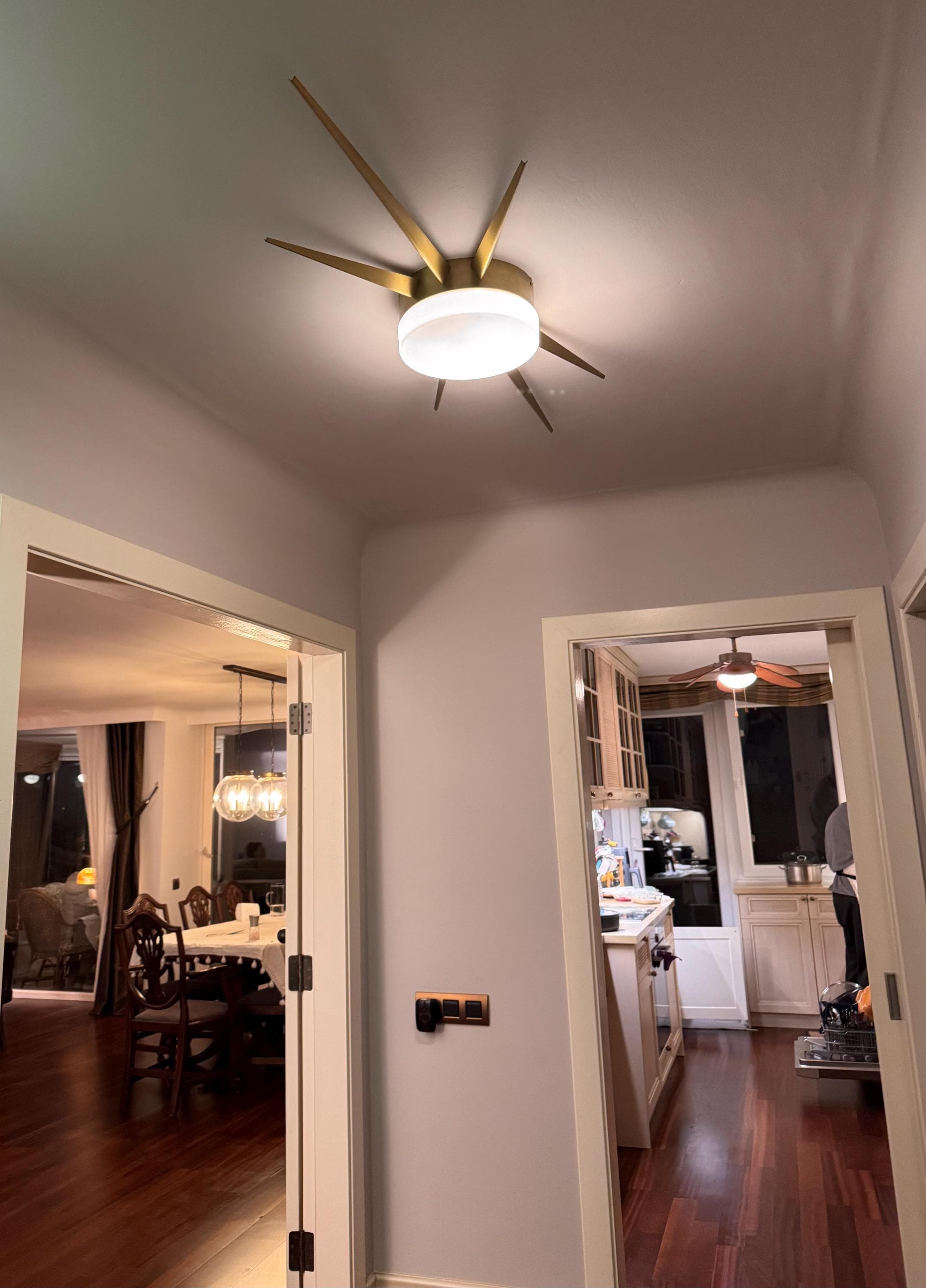 ETOILE Semi Flush Mount Lighting - Close to Ceiling Fixture - Large ...
