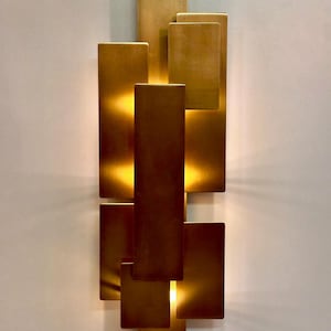 BATNA Wall Sconce - Light Fixture, Wall Lighting, Wall Lamp, Wall Light , Bedside Light, Art Deco Lighting, Brass Lighting