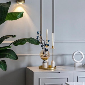 LUPA Wall Sconce Light Fixture, Wall Lighting, Wall Lamp, Wall Light , Bedside Light, Art Deco Lighting, Brass Lighting image 2
