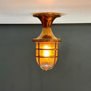 DELSOL GRANDE Ceiling Nautical Fixture - Nautical Wall Light, Outdoor Light, Patio Light, IP54 Lighting, Maritime Lamp