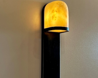 ALIGA Handmade Marble Wall Sconce – Mid Century Modern Hallway Lighting