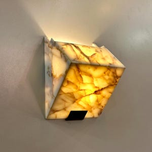 VENDOME Marble Sconce - Wall Light, Living Room Lighting, Hallway Wall Lighting, Marble Wall Sconce, Mid Century Modern Lighting