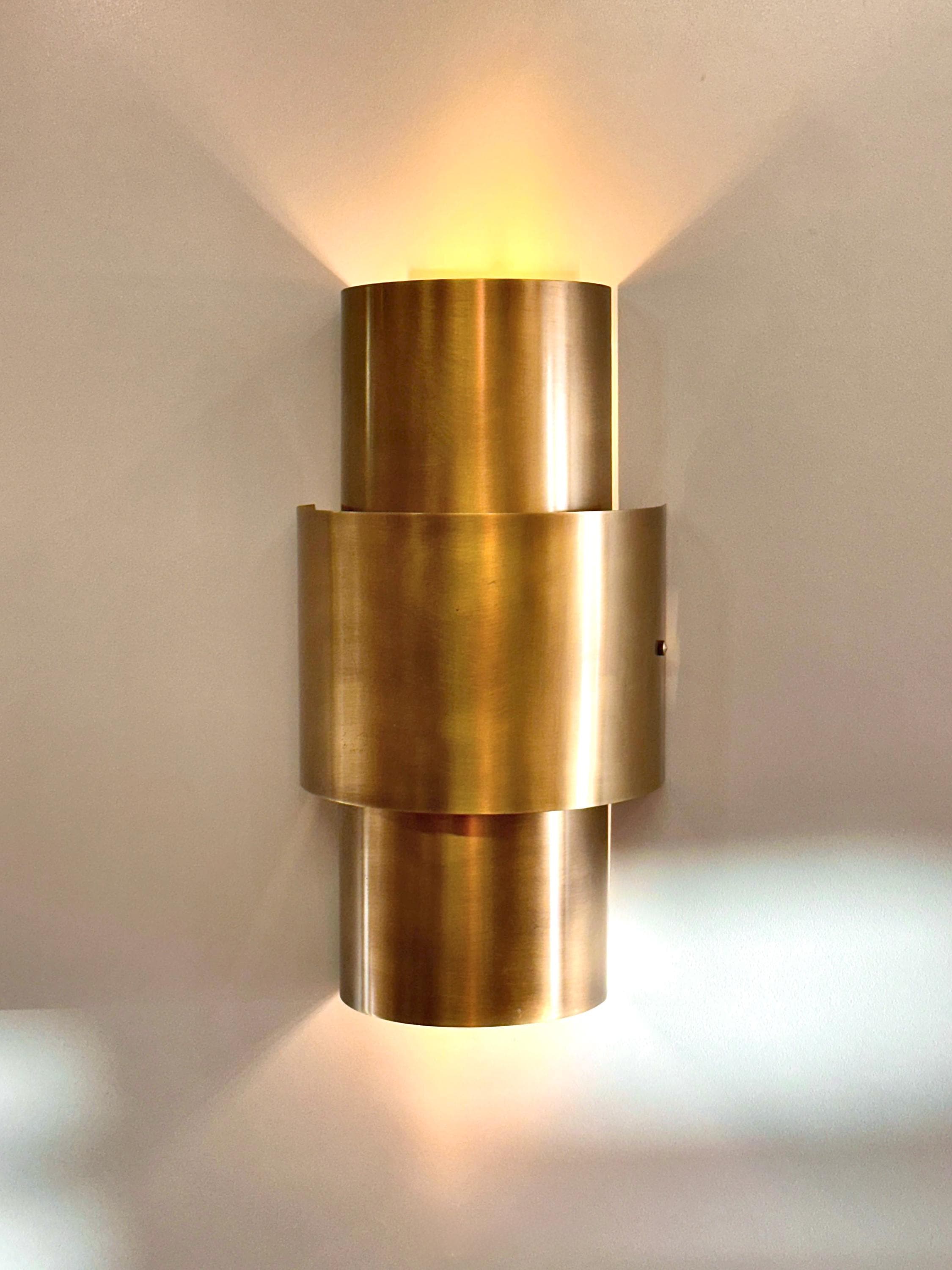 MESSINA Wall Sconce - Light Fixture, Wall Lighting, Wall Lamp, Wall Light , Bedside Light, Art Deco Lighting, Brass Lighting