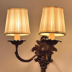 ROANNE Brass Traditional Wall Sconce With Shade- Light Fixture, Wall Lighting, Wall Light, Classic Light, Victorian Lighting