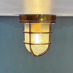 DEVA Nautical Ceiling Fixture - Nautical Wall Light, Outdoor Light, Patio Light, IP64 Lighting, Maritime Lamp